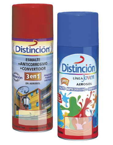Esmalte Sintético 3 en 1 en Aerosol Distinción Línea Joven