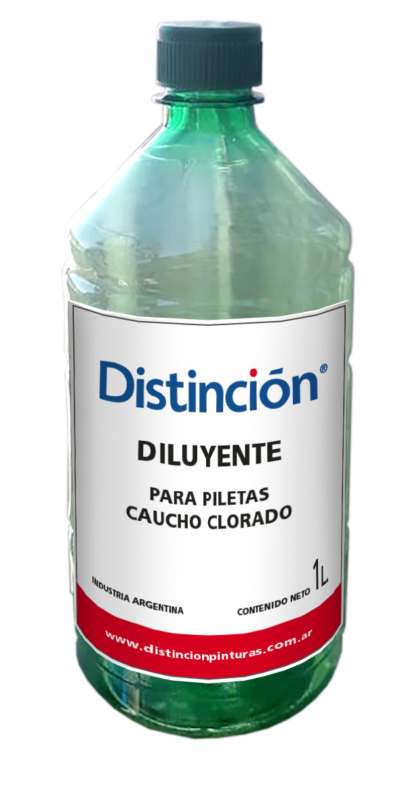Diluyente para Piletas Caucho Clorado Distinción