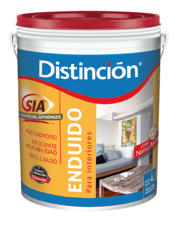 Enduido para Interiores Distinción con Nano Arcillas y Sistema SIA