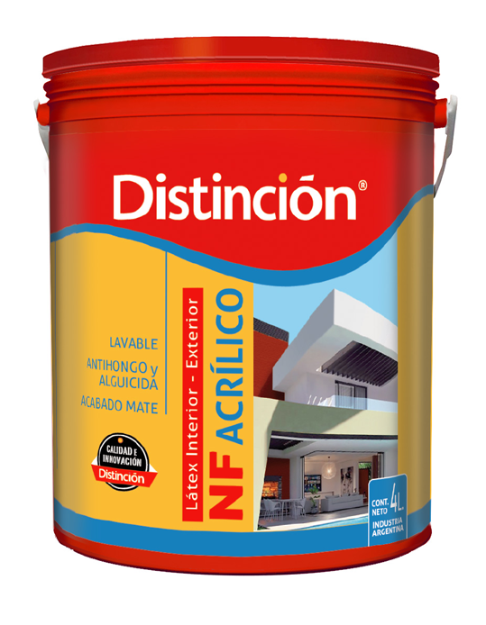 Látex Interior Exterior Distinción NF Acrílico