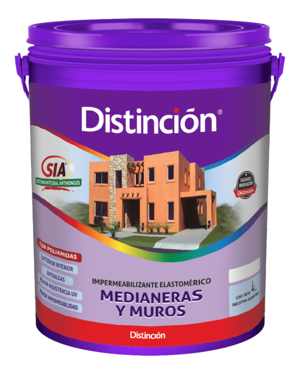 Impermeabilizante Elastomérico Medianeras y Muros