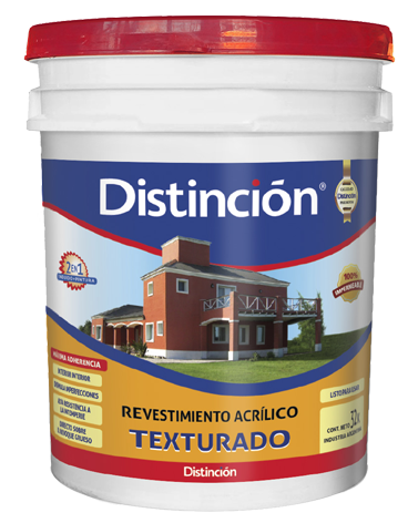 Revestimiento Acrílico Texturado Distinción (2 en 1)