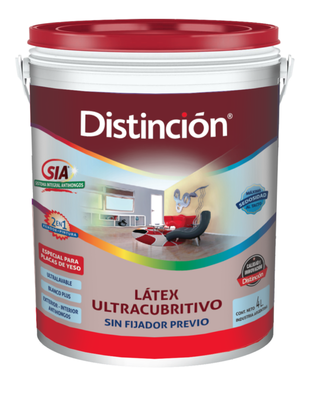 Látex Exterior Interior Distinción Ultracubritivo